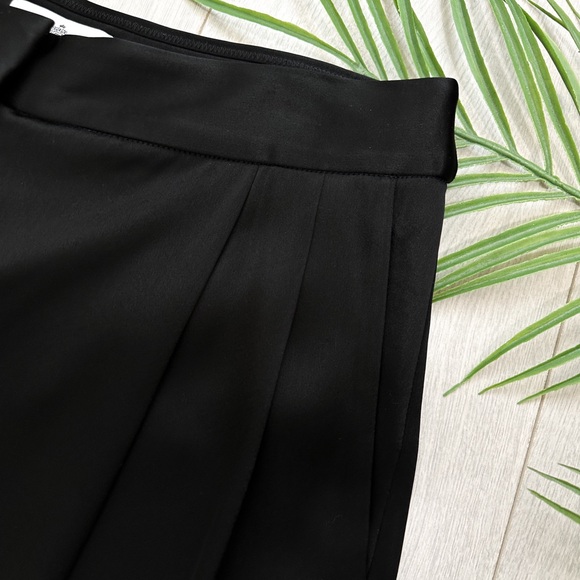 BABATON Pleated Black Satin Pant - Picture 9 of 16